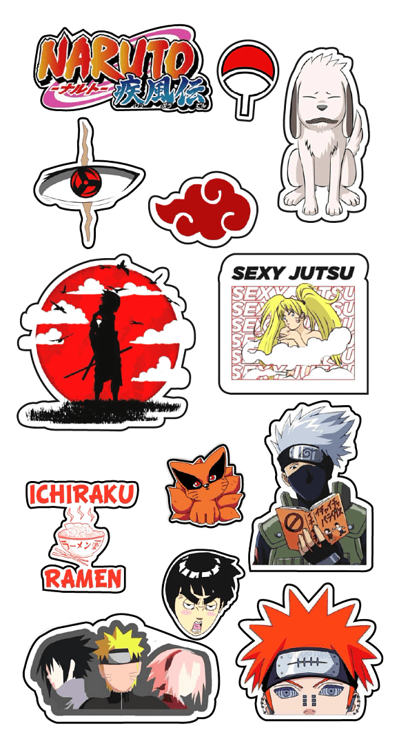 Naruto Themed Stickers
